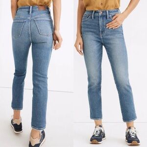 MADEWELL Curvy Stovepipe Jeans NWT Size 28T